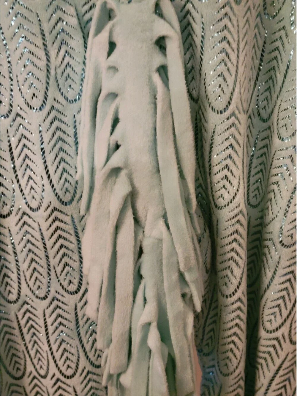 Justice  Hooded Unicorn  Blanket/robe Aqua/ Green Silver Accent Snuggie One Size